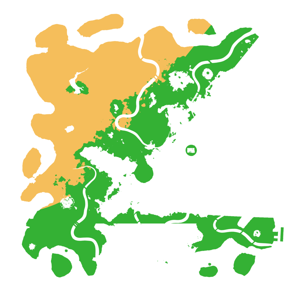 Biome Rust Map: Procedural Map, Size: 4250, Seed: 11769142