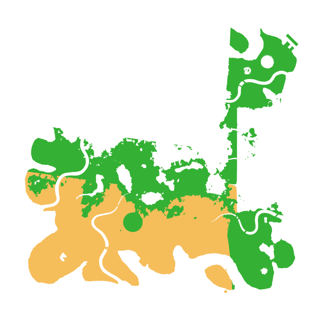 Biome Rust Map: Procedural Map, Size: 4300, Seed: 1765622639