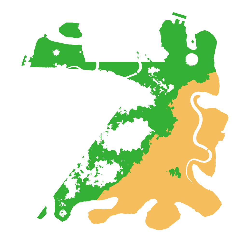Biome Rust Map: Procedural Map, Size: 3500, Seed: 1092650131