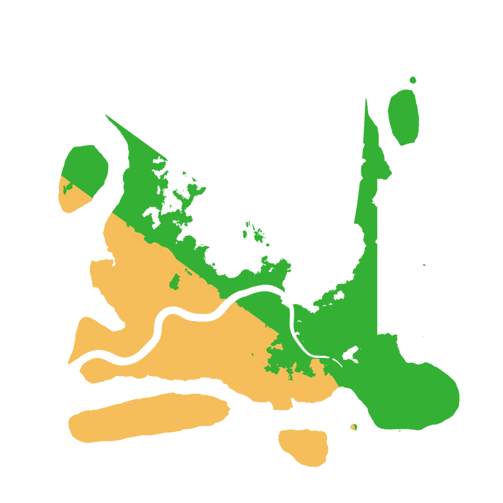 Biome Rust Map: Procedural Map, Size: 3000, Seed: 443275031