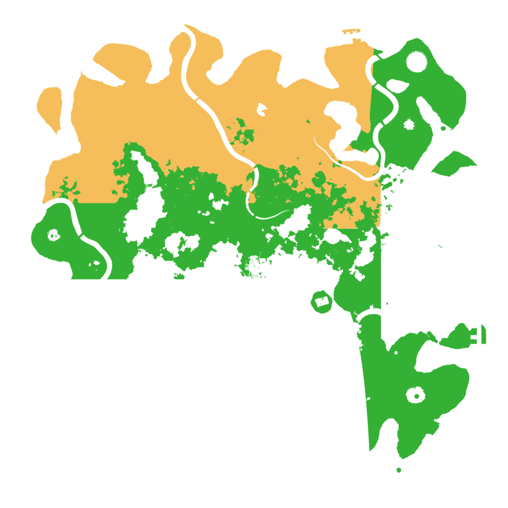 Biome Rust Map: Procedural Map, Size: 4300, Seed: 1261128049