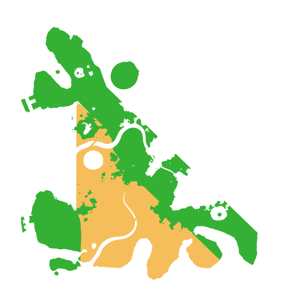 Biome Rust Map: Procedural Map, Size: 3000, Seed: 807554901