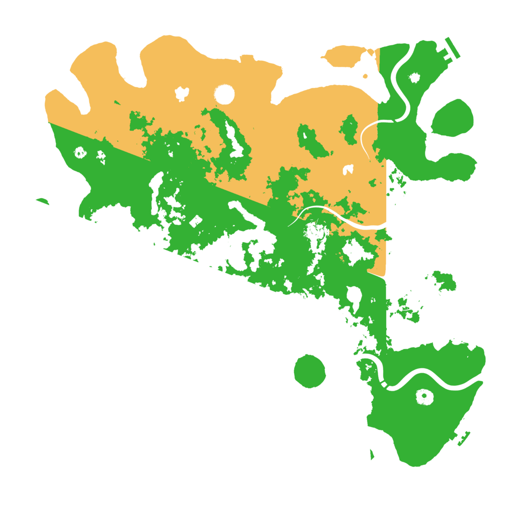 Biome Rust Map: Procedural Map, Size: 4500, Seed: 815211072