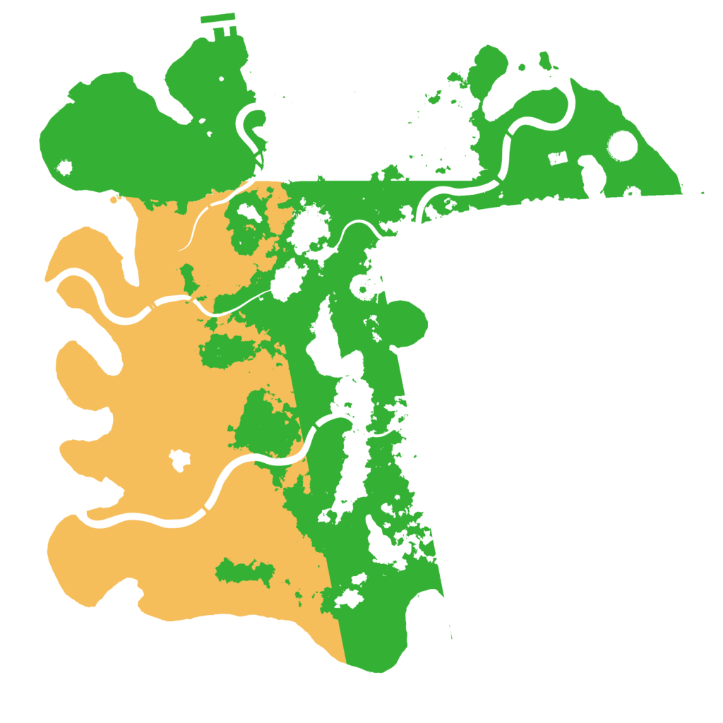 Biome Rust Map: Procedural Map, Size: 4250, Seed: 606005524