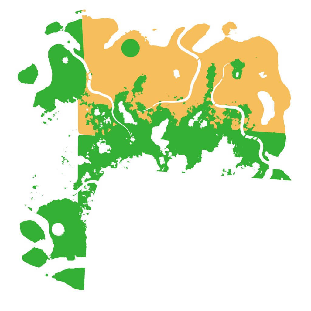 Biome Rust Map: Procedural Map, Size: 4500, Seed: 1212497302