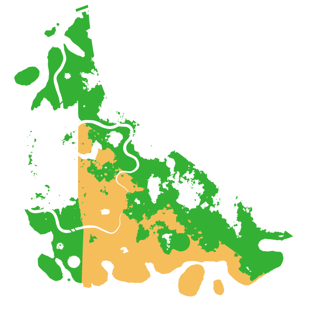 Biome Rust Map: Procedural Map, Size: 4500, Seed: 829473