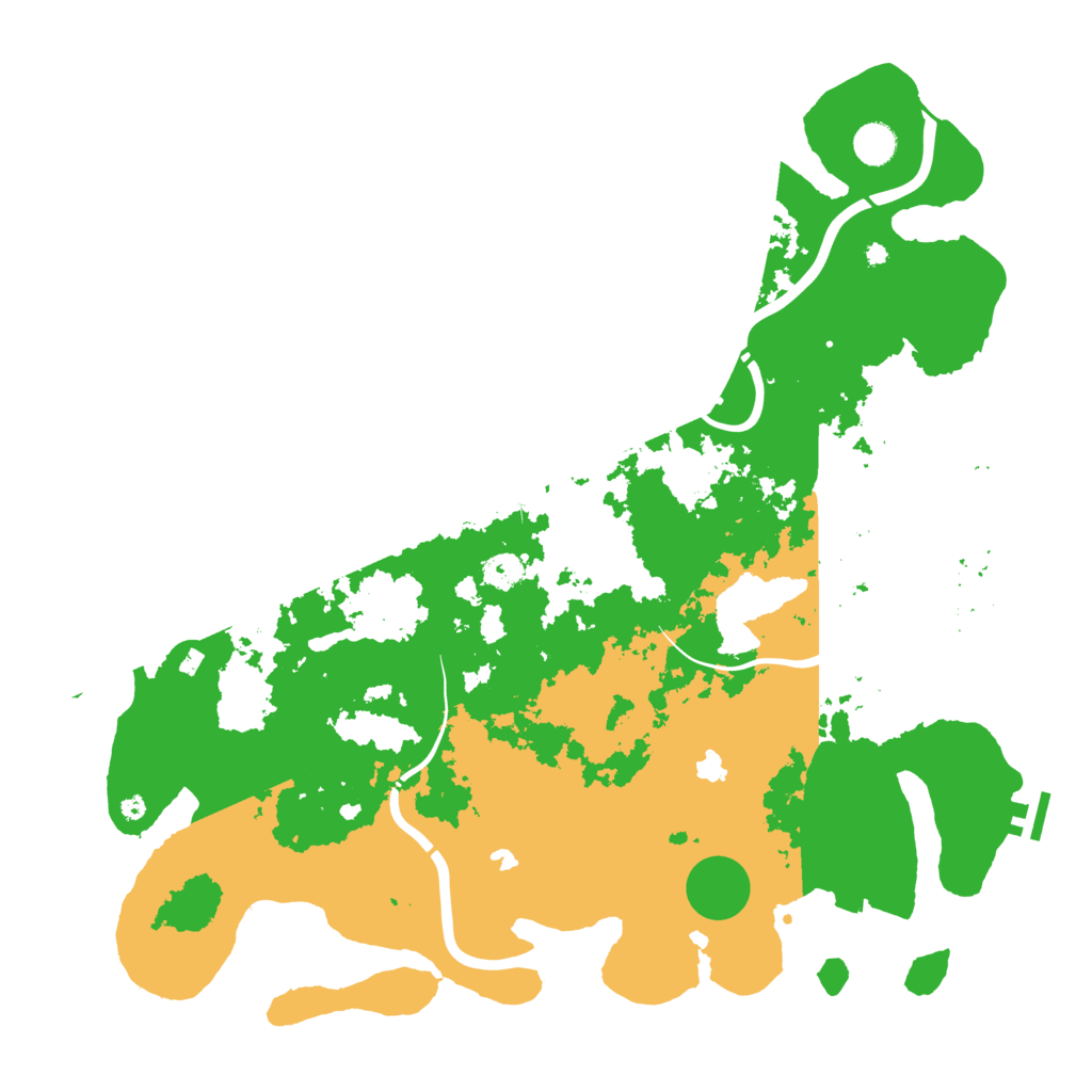 Biome Rust Map: Procedural Map, Size: 4500, Seed: 1922766956