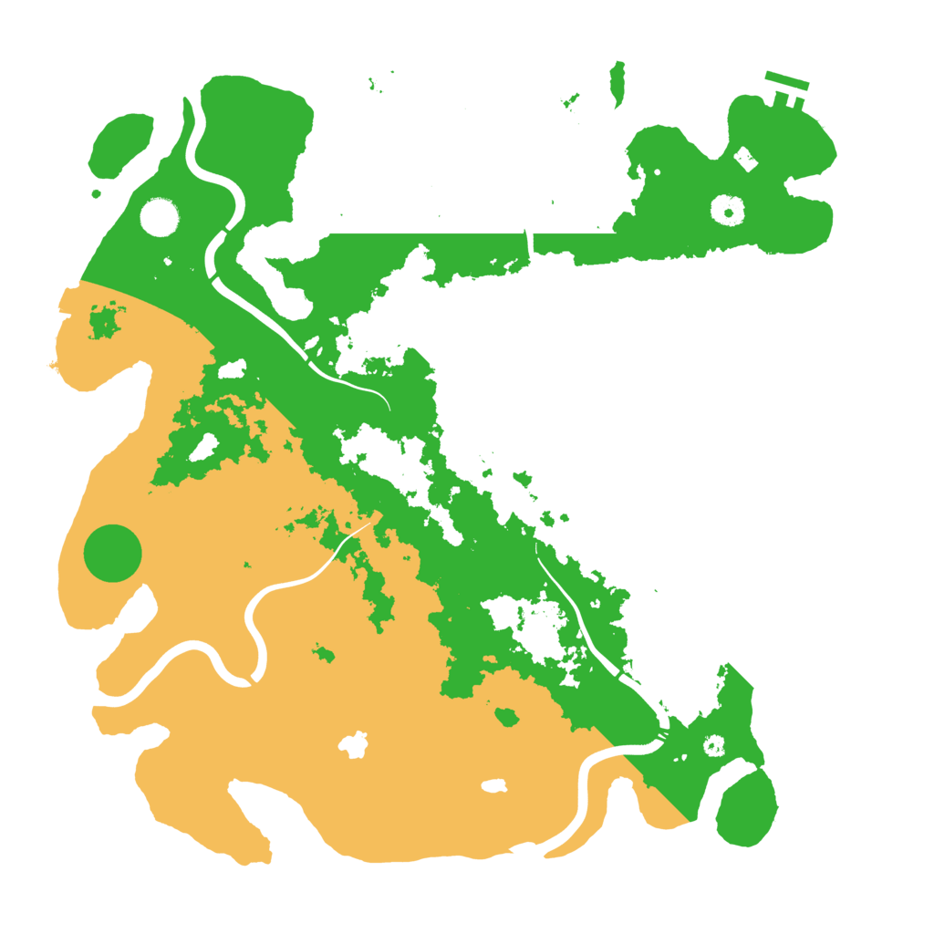 Biome Rust Map: Procedural Map, Size: 4250, Seed: 57563