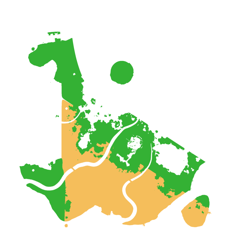 Biome Rust Map: Procedural Map, Size: 3000, Seed: 1026416771