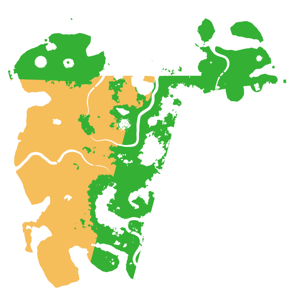 Biome Rust Map: Procedural Map, Size: 4500, Seed: 1935731492