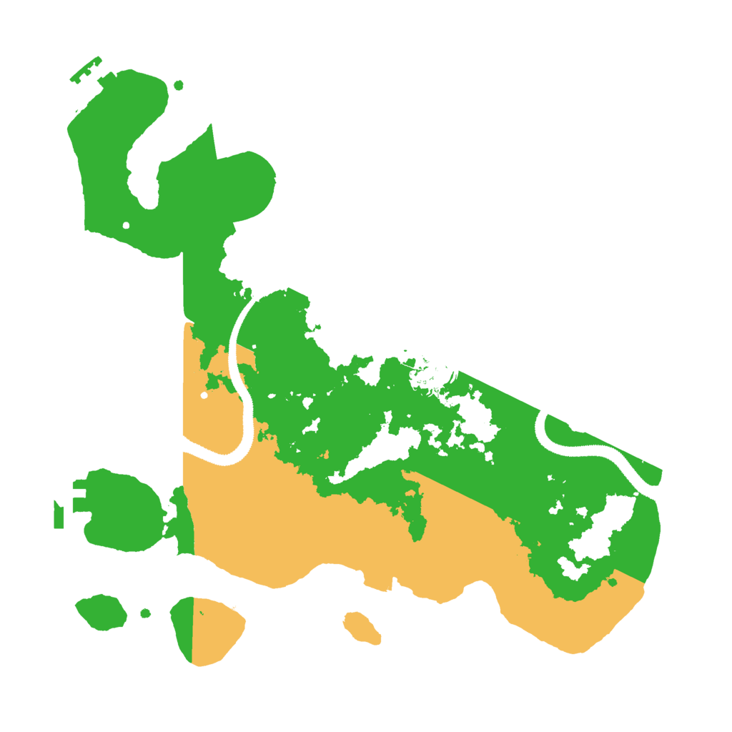 Biome Rust Map: Procedural Map, Size: 3000, Seed: 7042026