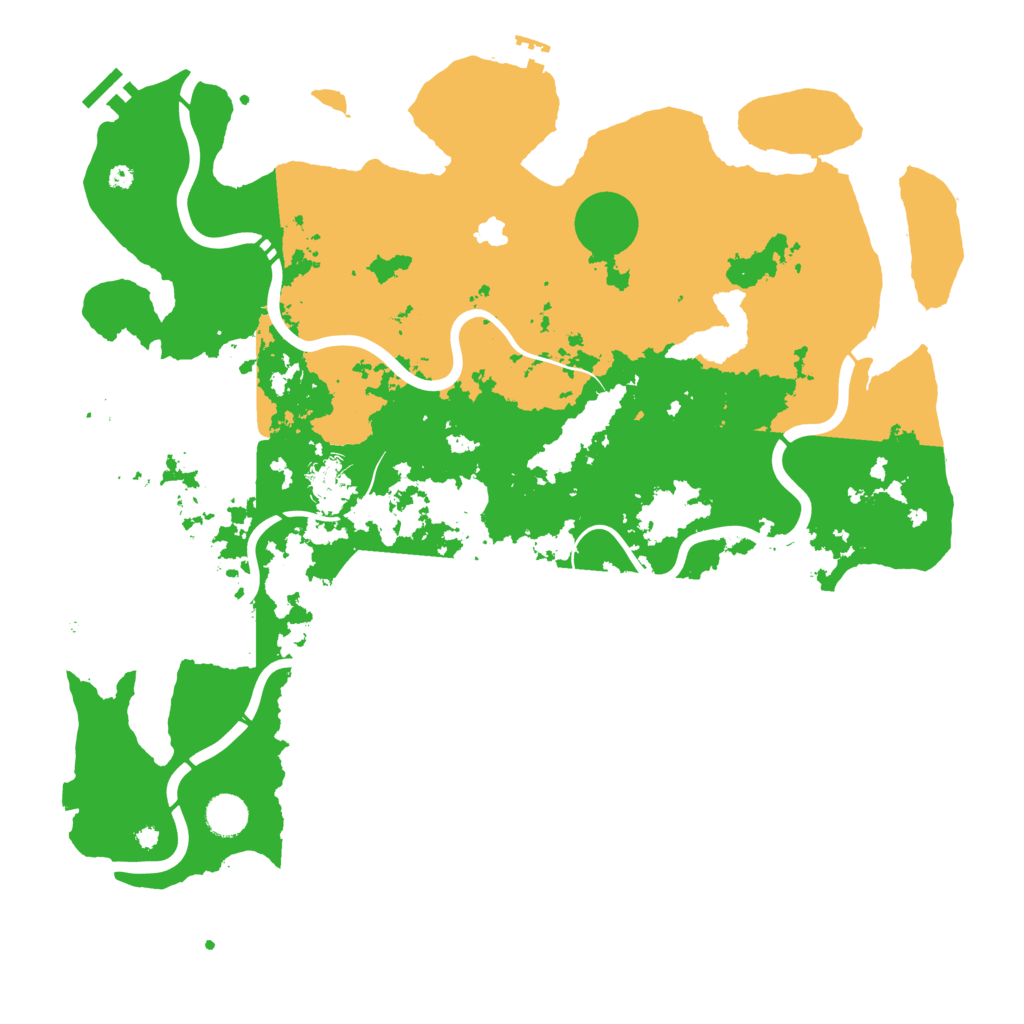 Biome Rust Map: Procedural Map, Size: 4250, Seed: 1604889775