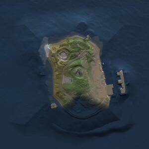 Thumbnail Rust Map: Procedural Map, Size: 1000, Seed: 1898230483, 2 Monuments