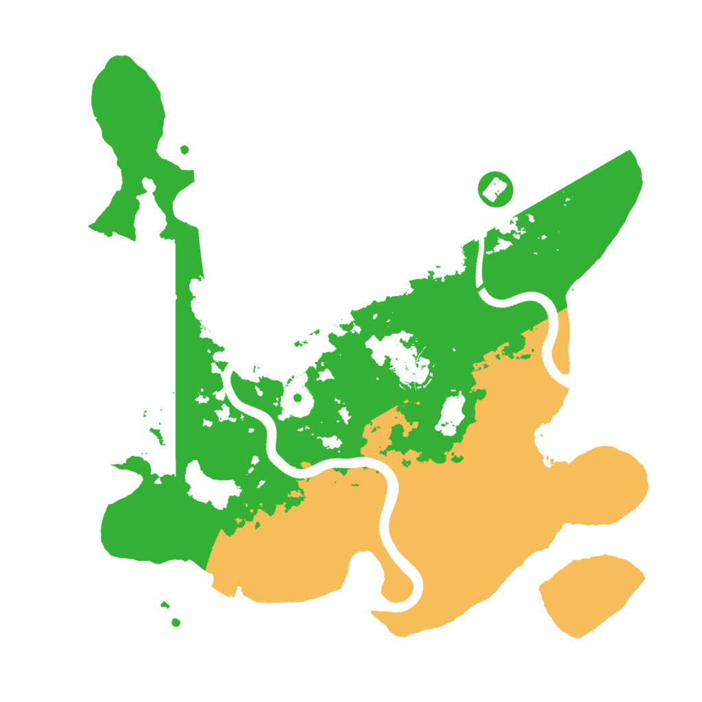 Biome Rust Map: Procedural Map, Size: 3250, Seed: 615328432