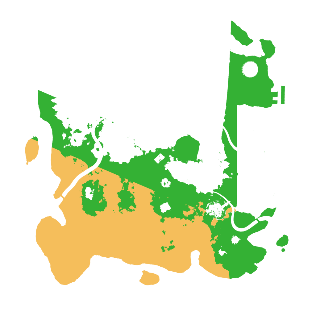 Biome Rust Map: Procedural Map, Size: 3500, Seed: 659822458