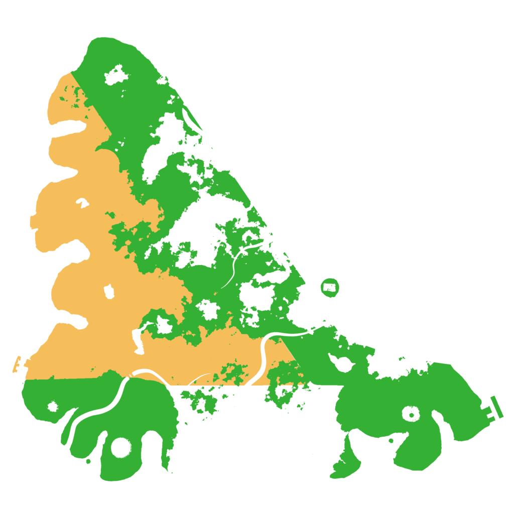 Biome Rust Map: Procedural Map, Size: 4500, Seed: 5555112