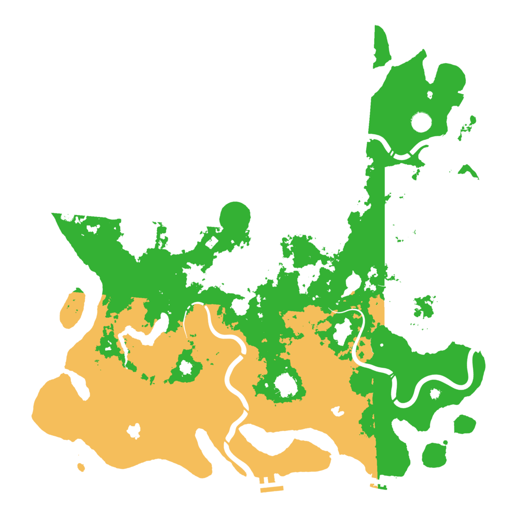 Biome Rust Map: Procedural Map, Size: 4500, Seed: 538505694