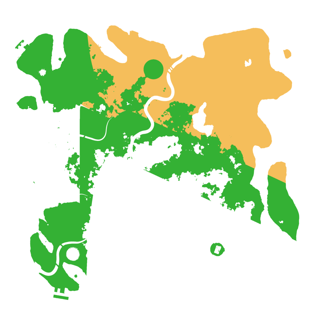 Biome Rust Map: Procedural Map, Size: 4250, Seed: 206867734