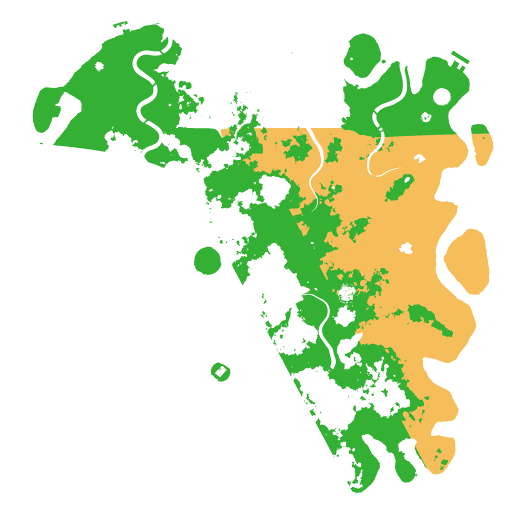 Biome Rust Map: Procedural Map, Size: 5250, Seed: 996240010