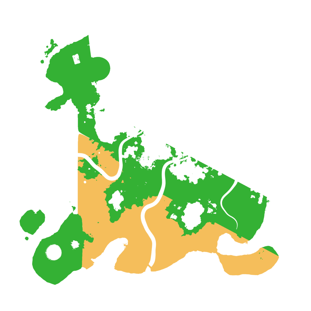 Biome Rust Map: Procedural Map, Size: 3500, Seed: 482830632