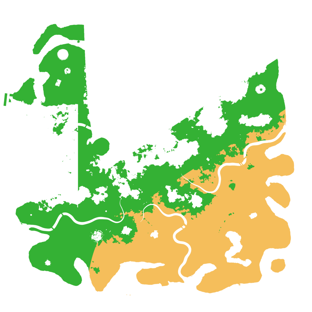 Biome Rust Map: Procedural Map, Size: 5000, Seed: 498515214