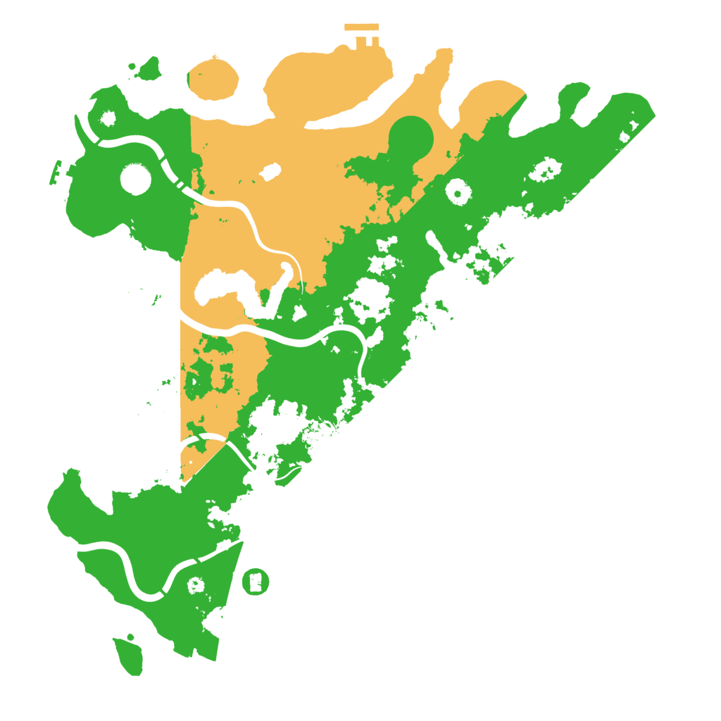 Biome Rust Map: Procedural Map, Size: 4250, Seed: 895955078