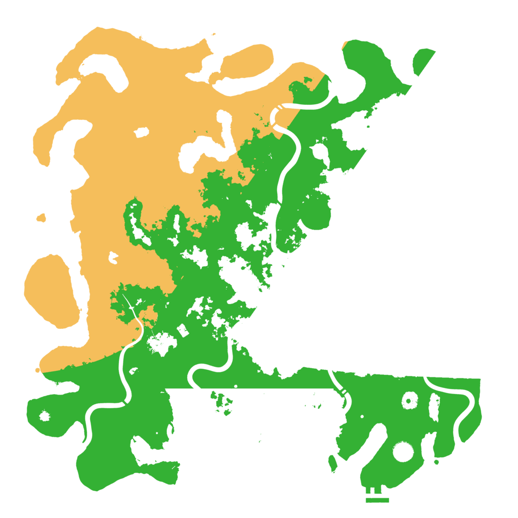Biome Rust Map: Procedural Map, Size: 4500, Seed: 328252740