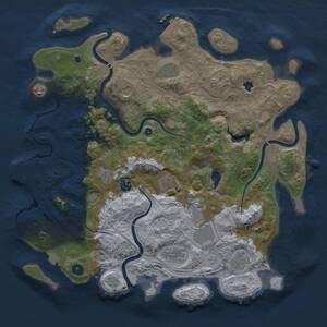 Thumbnail Rust Map: Procedural Map, Size: 4250, Seed: 1561842549, 17 Monuments