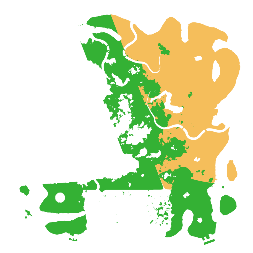 Biome Rust Map: Procedural Map, Size: 4500, Seed: 637015641