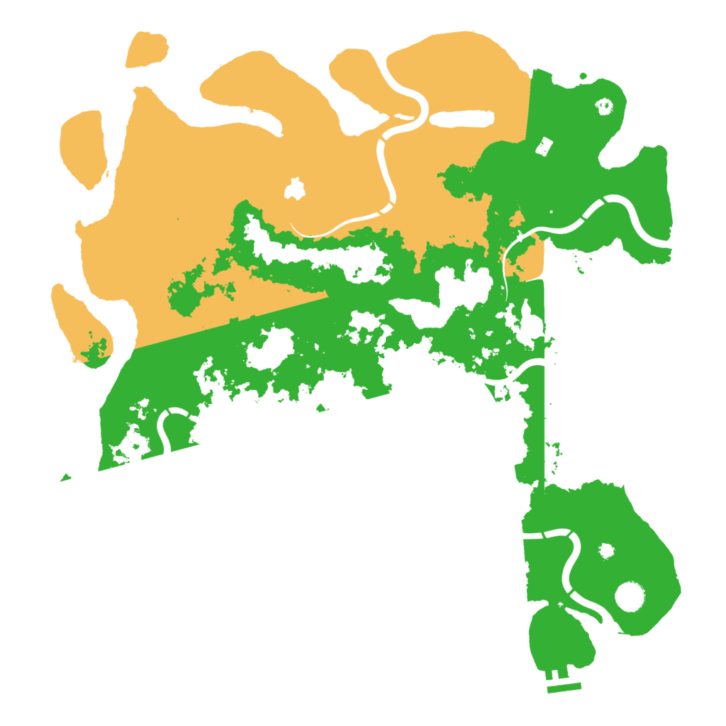 Biome Rust Map: Procedural Map, Size: 4300, Seed: 1695590415