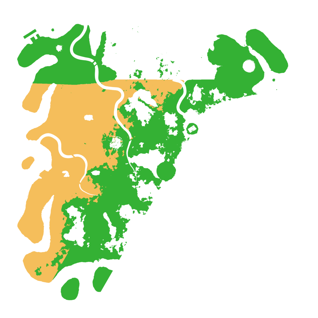 Biome Rust Map: Procedural Map, Size: 4500, Seed: 179696354