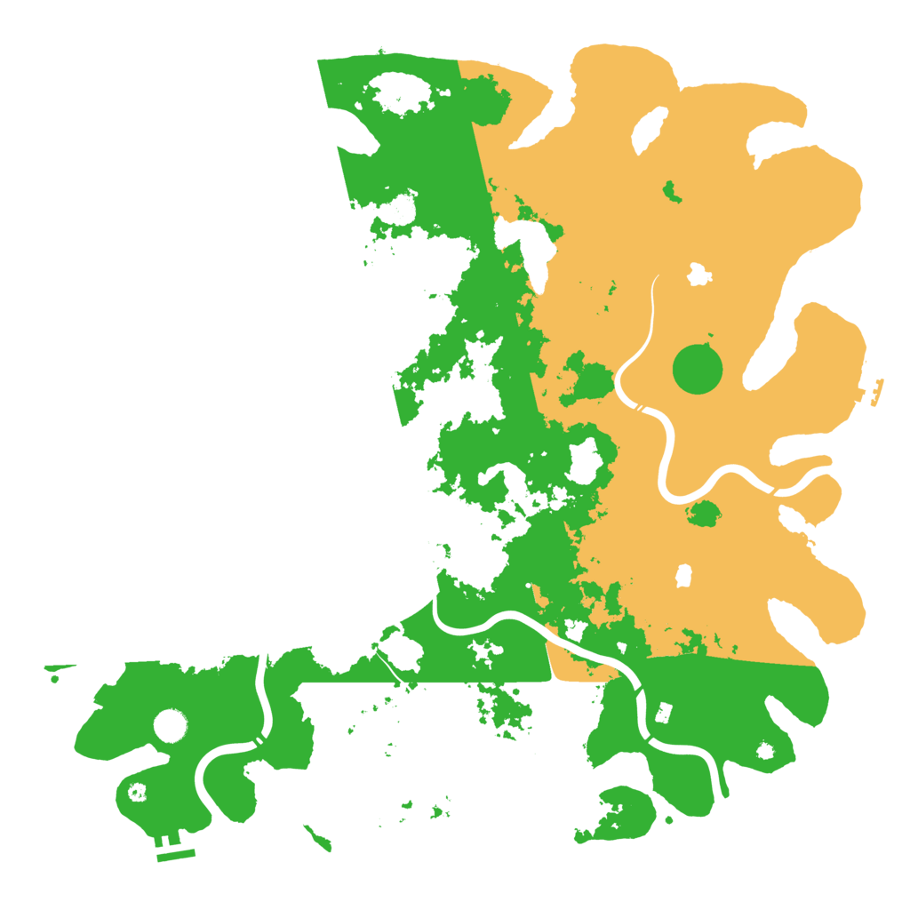 Biome Rust Map: Procedural Map, Size: 4800, Seed: 98932354