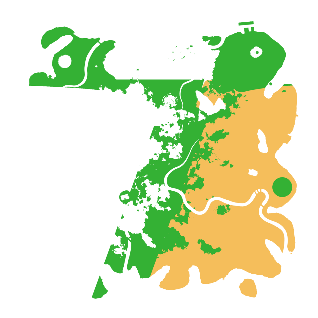Biome Rust Map: Procedural Map, Size: 4250, Seed: 1294334976
