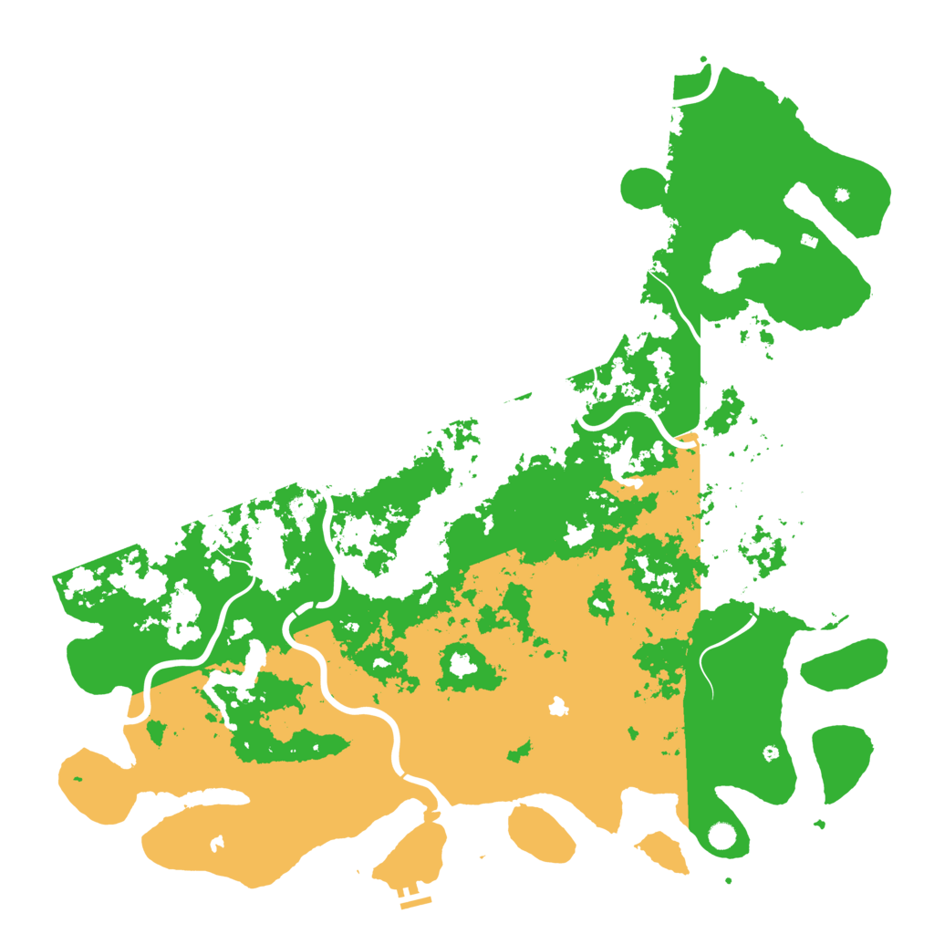 Biome Rust Map: Procedural Map, Size: 6000, Seed: 514171691