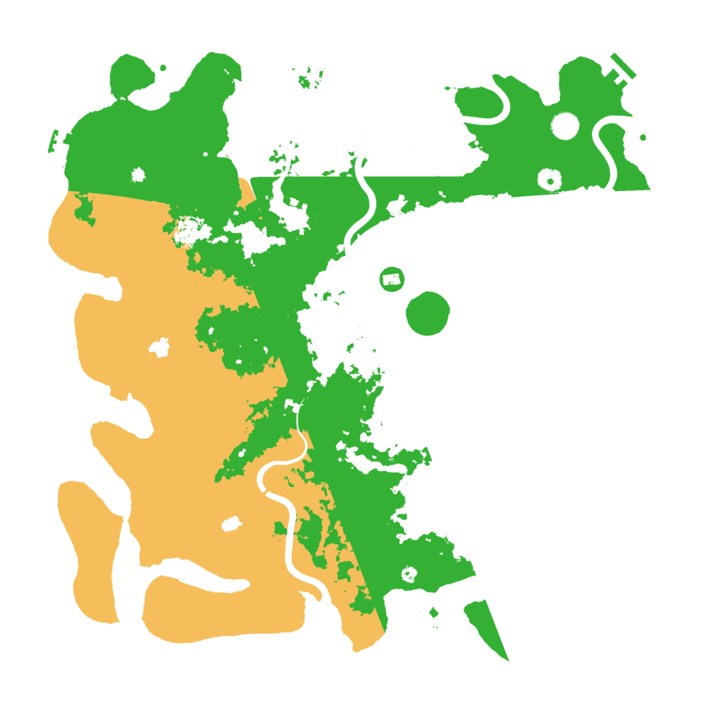 Biome Rust Map: Procedural Map, Size: 4500, Seed: 61954
