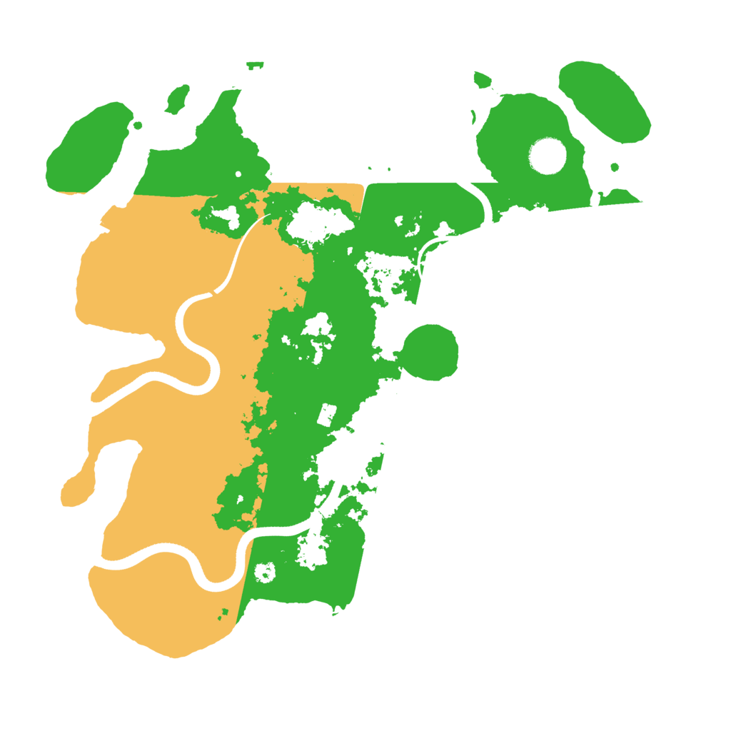 Biome Rust Map: Procedural Map, Size: 3500, Seed: 1729134201