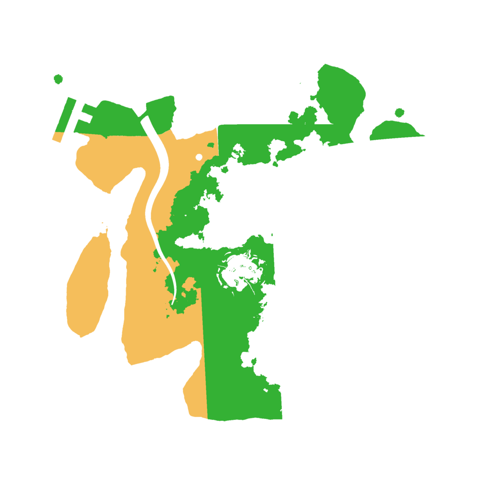 Biome Rust Map: Procedural Map, Size: 2200, Seed: 1508392706