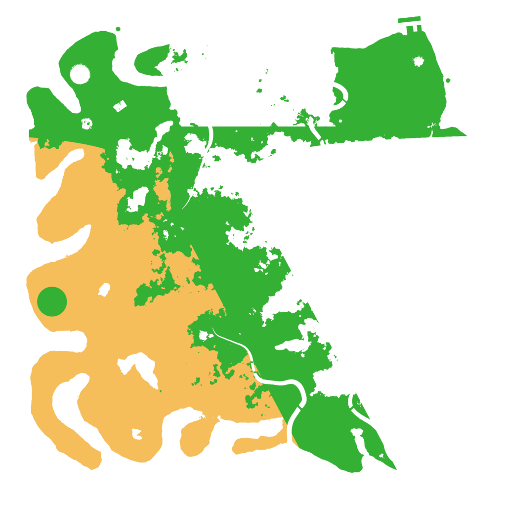 Biome Rust Map: Procedural Map, Size: 4500, Seed: 2129887887