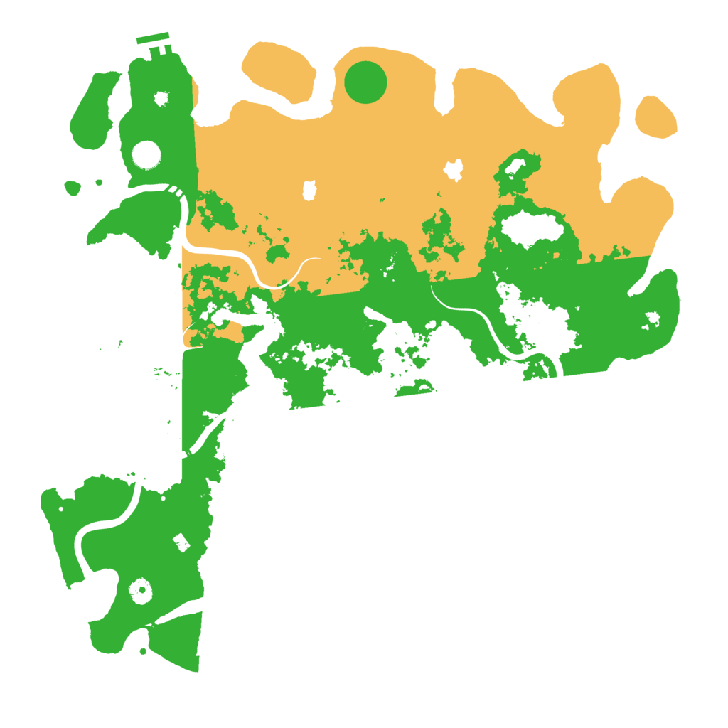 Biome Rust Map: Procedural Map, Size: 4500, Seed: 57441155