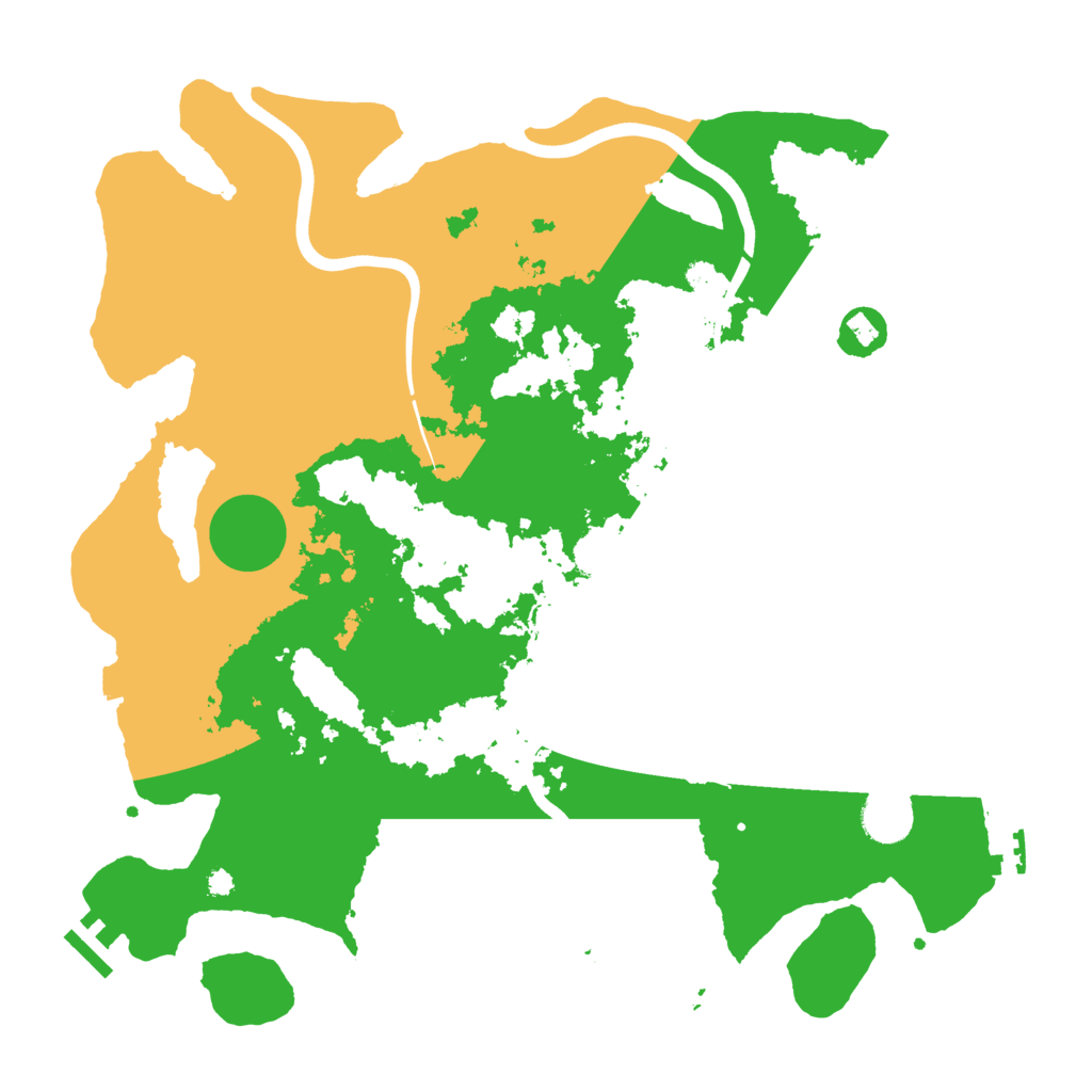 Biome Rust Map: Procedural Map, Size: 3750, Seed: 1054067676