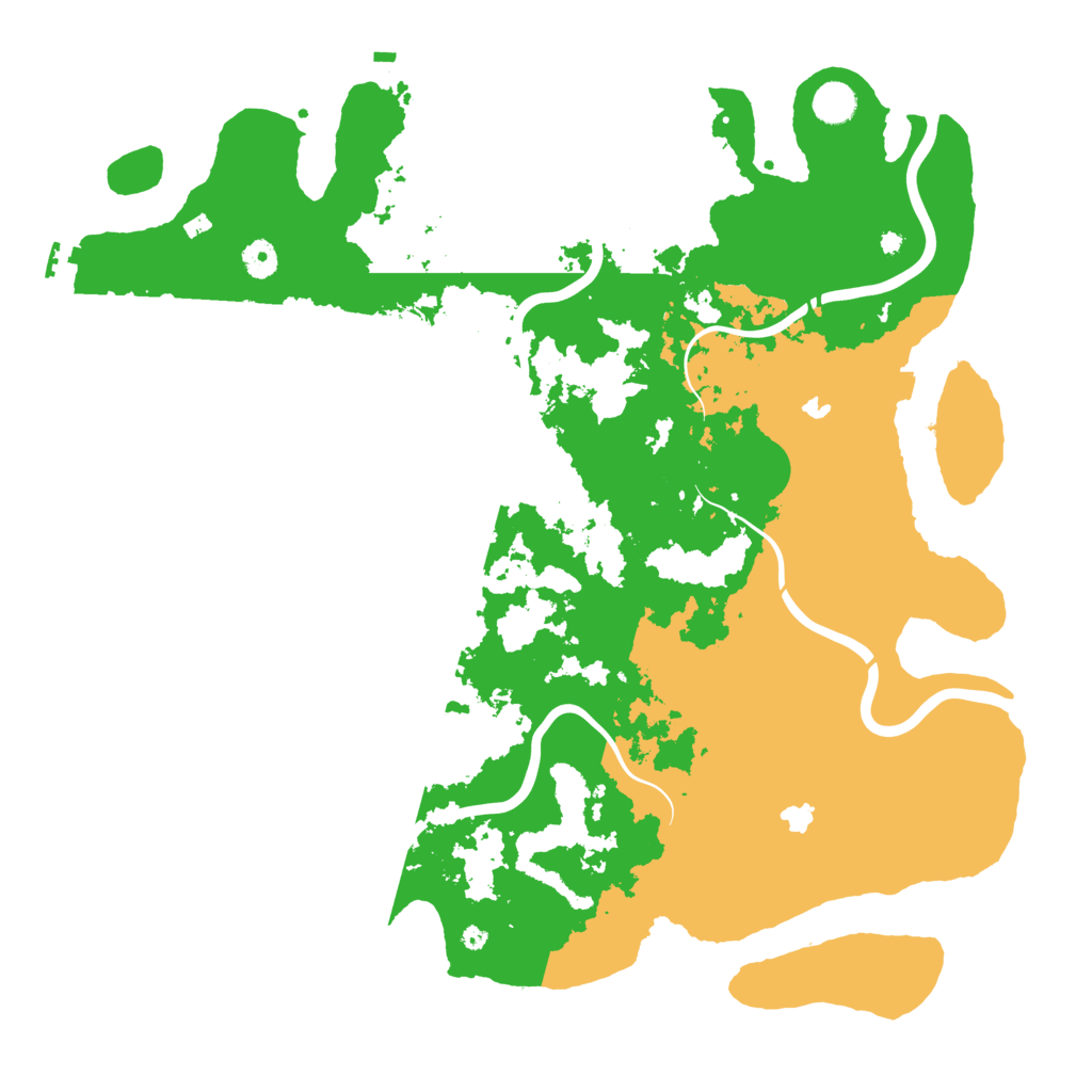 Biome Rust Map: Procedural Map, Size: 4500, Seed: 97065128
