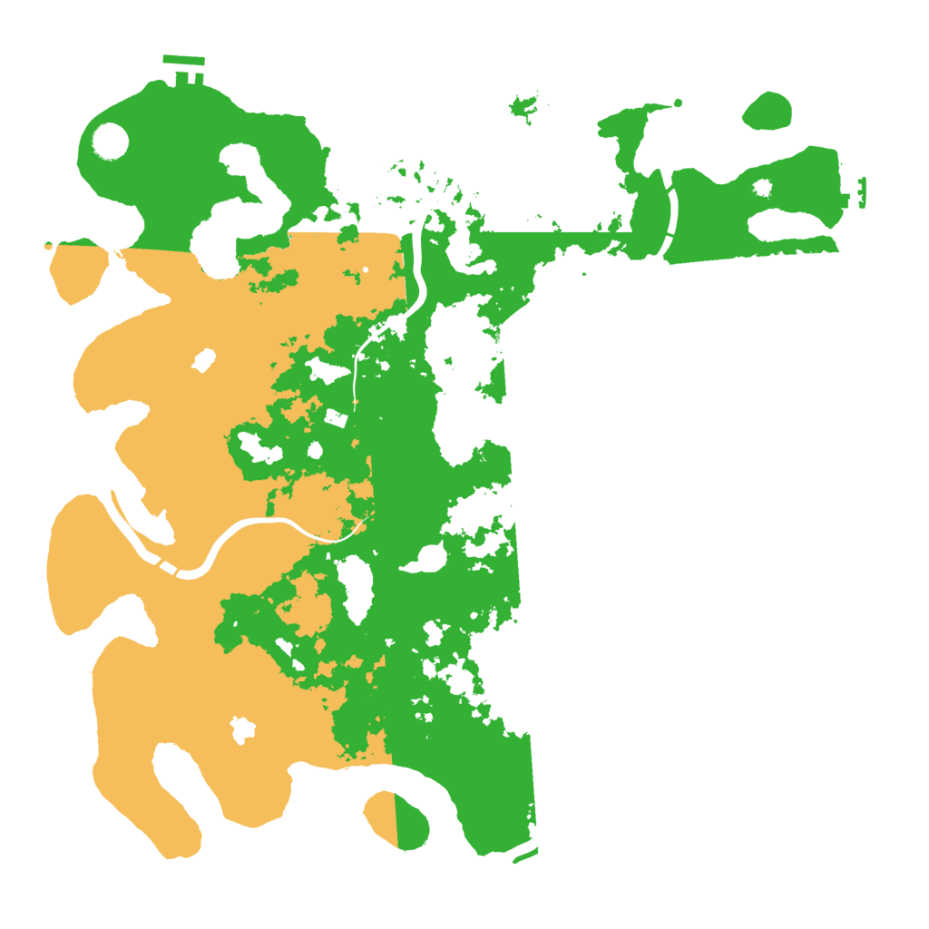 Biome Rust Map: Procedural Map, Size: 4500, Seed: 2051091615