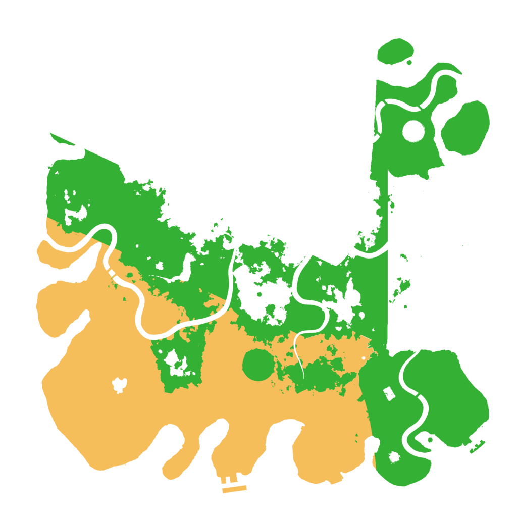 Biome Rust Map: Procedural Map, Size: 4300, Seed: 579980570
