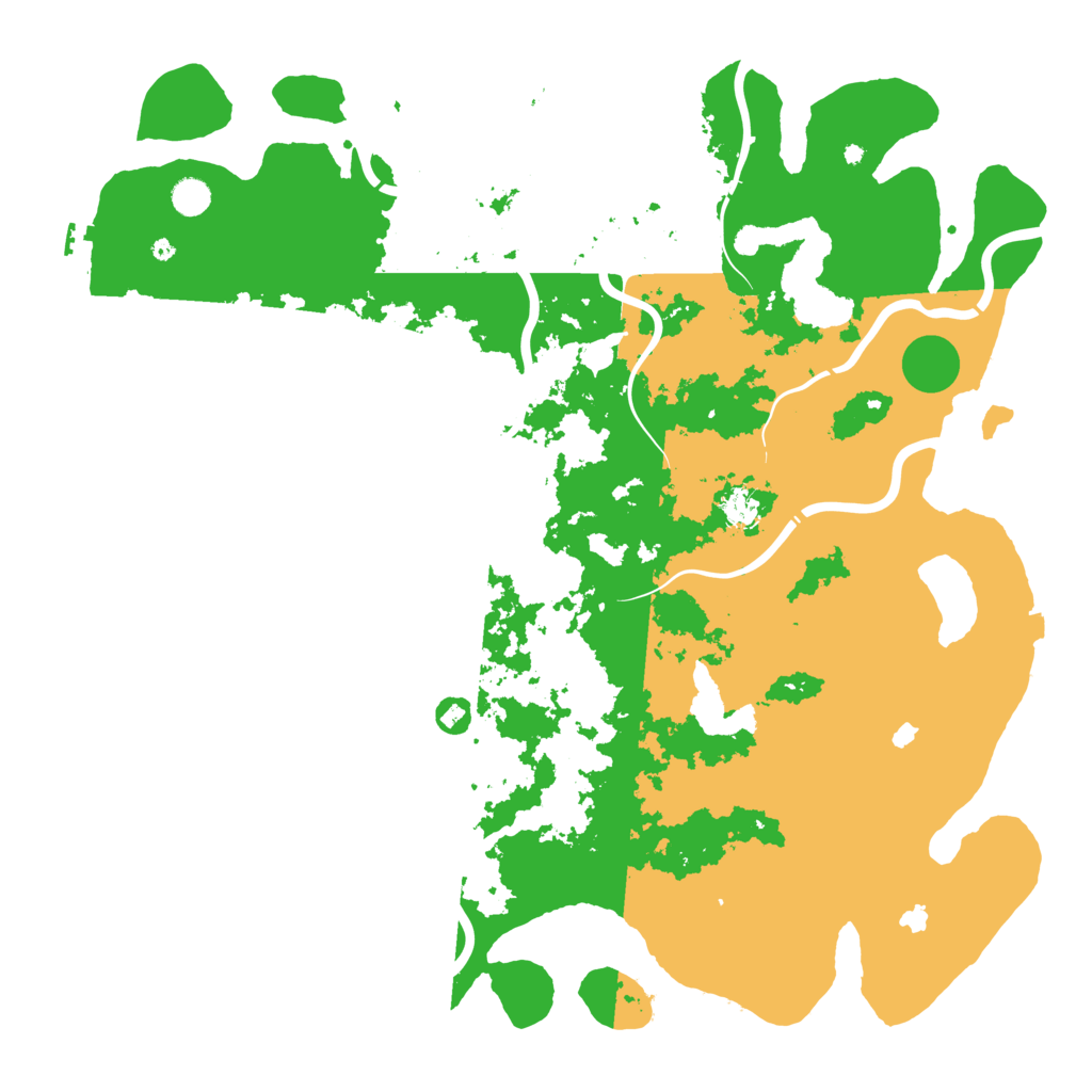 Biome Rust Map: Procedural Map, Size: 5000, Seed: 305583847
