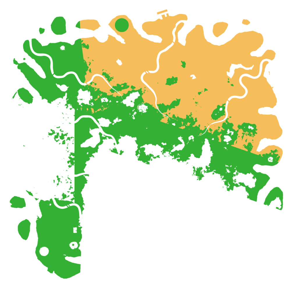 Biome Rust Map: Procedural Map, Size: 5700, Seed: 745545669