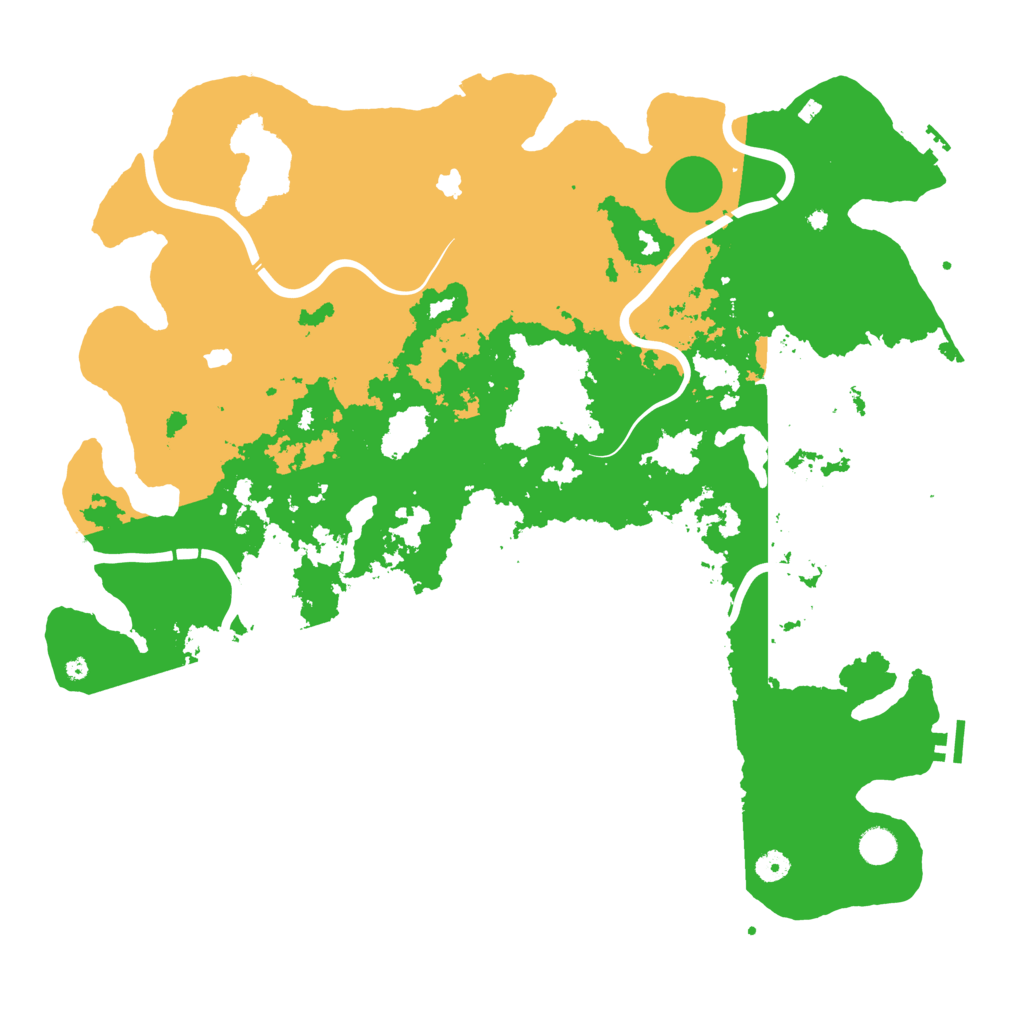Biome Rust Map: Procedural Map, Size: 4800, Seed: 985671476