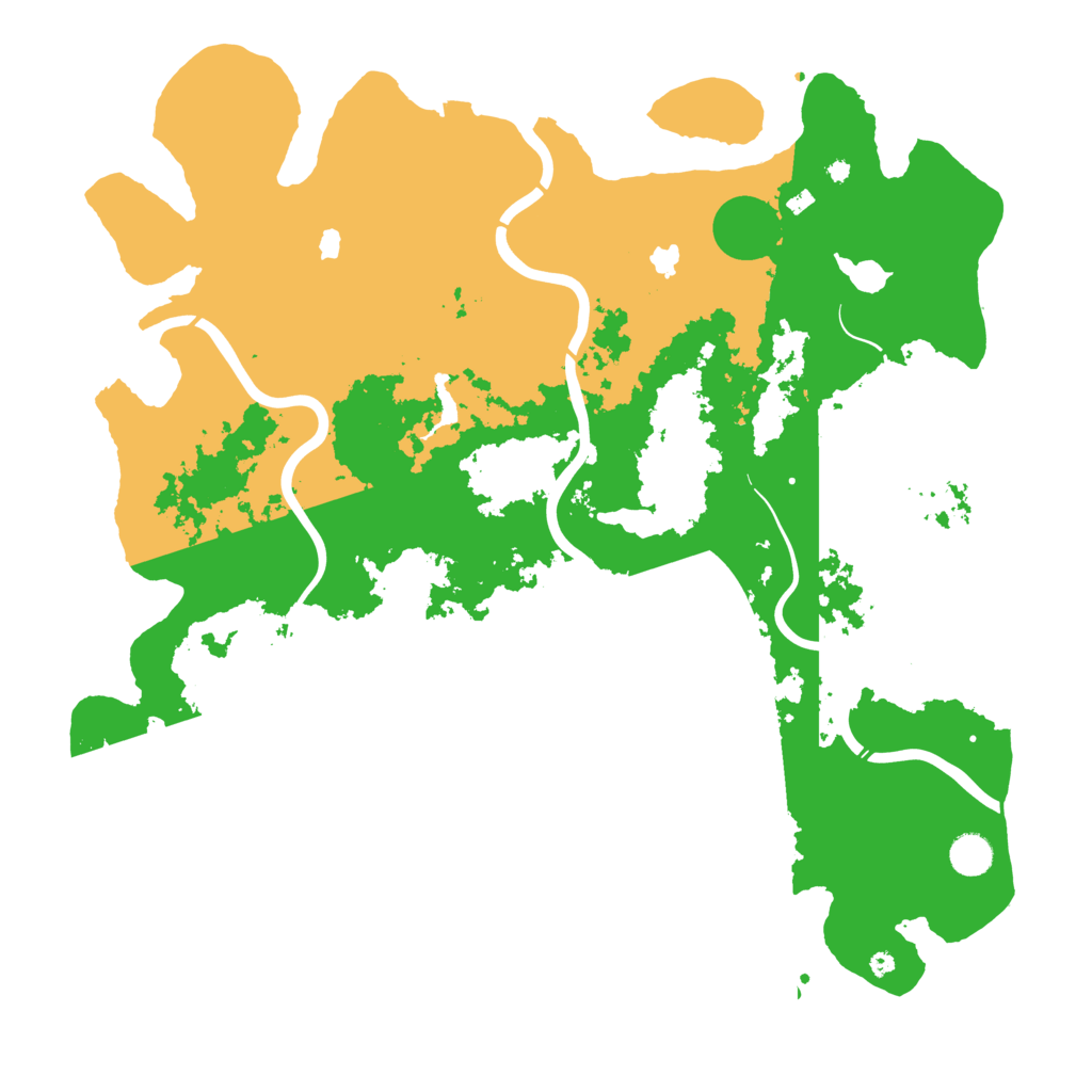 Biome Rust Map: Procedural Map, Size: 4500, Seed: 1032777702