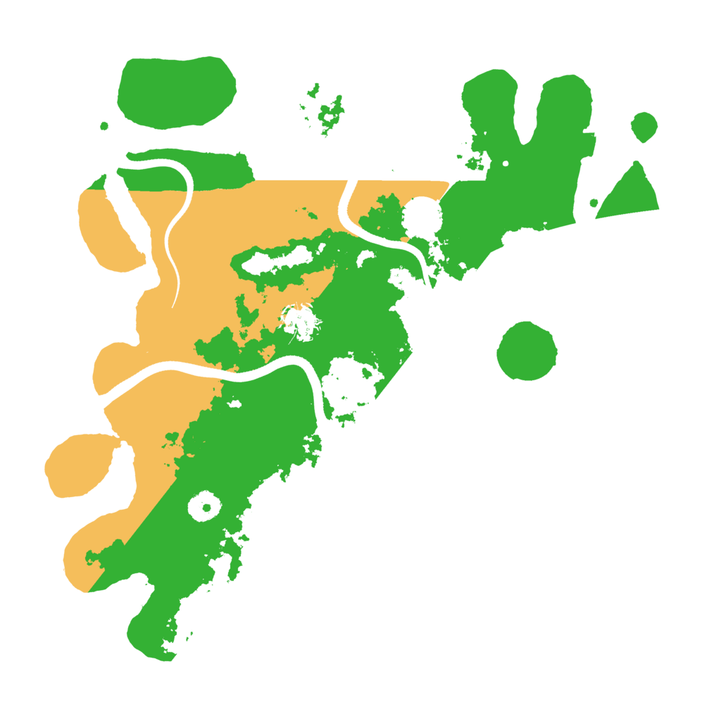 Biome Rust Map: Procedural Map, Size: 3500, Seed: 1688332853