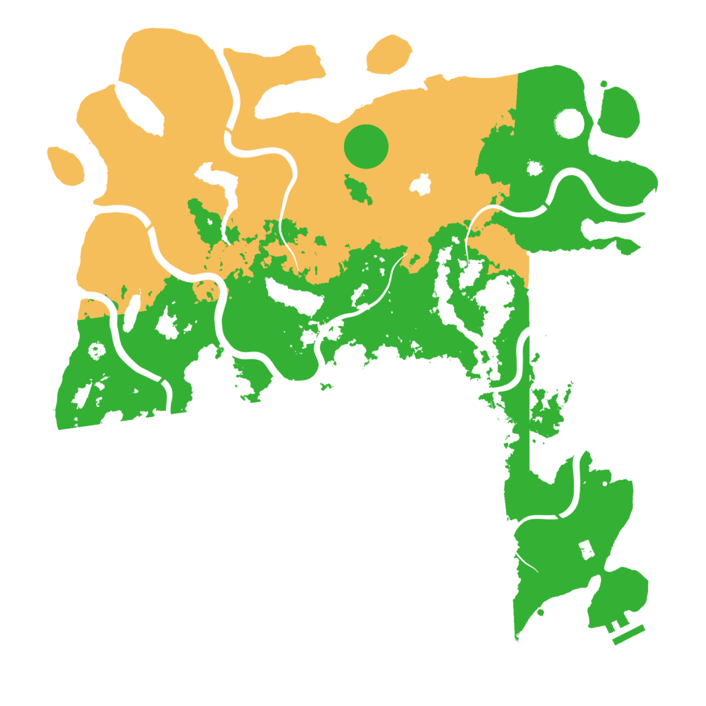 Biome Rust Map: Procedural Map, Size: 4200, Seed: 49282803