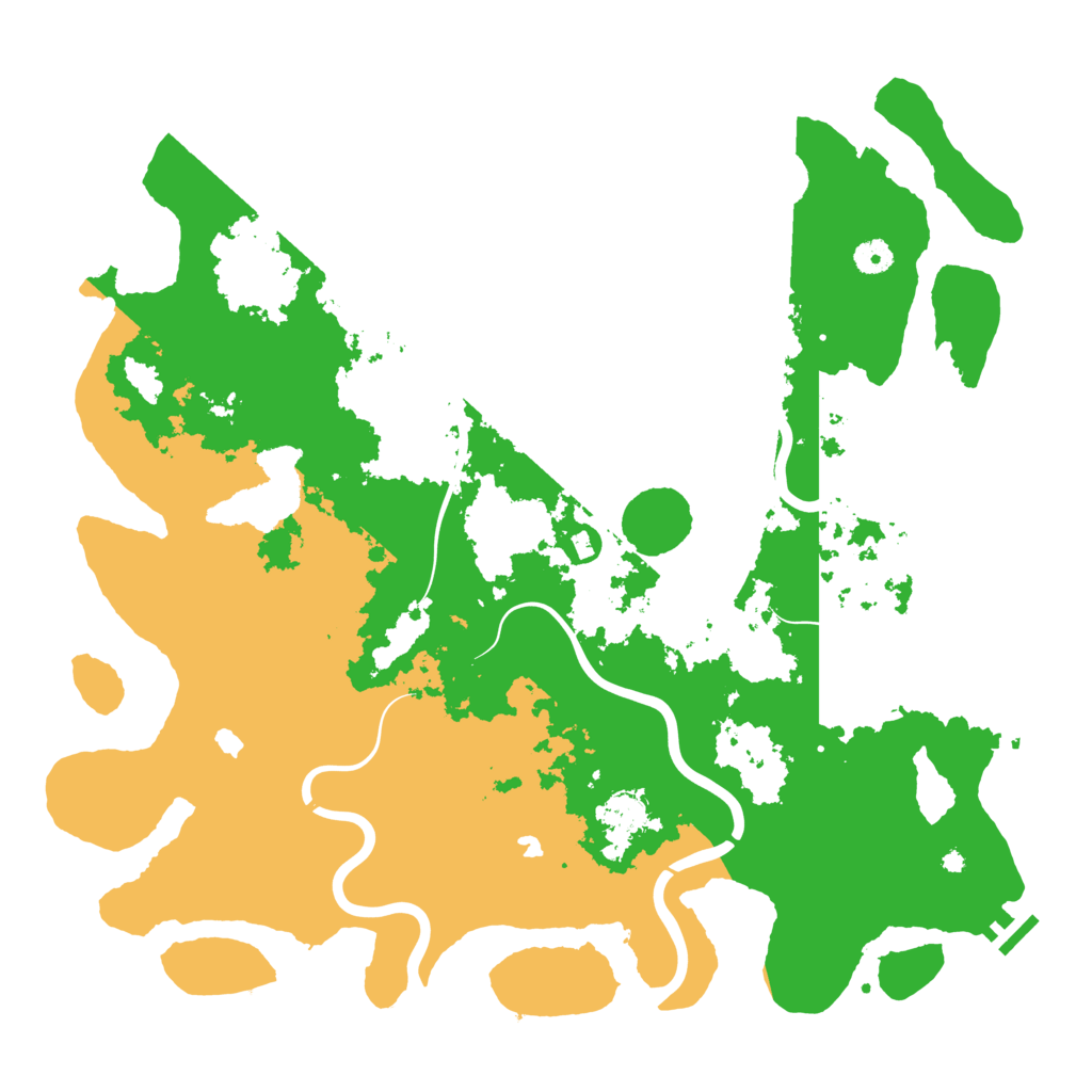 Biome Rust Map: Procedural Map, Size: 4500, Seed: 207740698